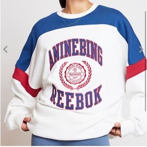 ANINE BING x Reebok Oversized Crew